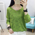 Suéter Feminino Casual de Tricot Petalita - Vista Ladies