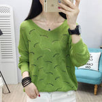 Suéter Feminino Casual de Tricot Petalita - Vista Ladies
