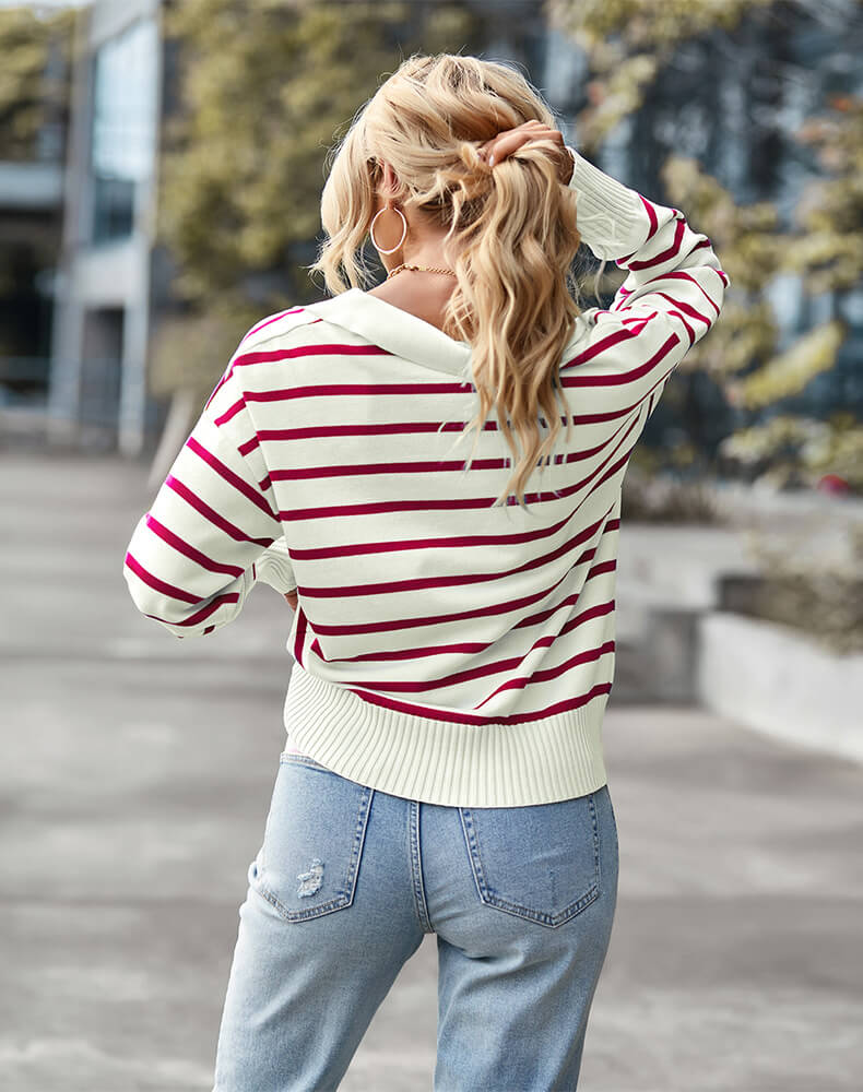 Suéter Feminino Casual Gola Polo Iolita - Vista Ladies