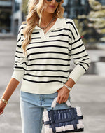 Suéter Feminino Casual Gola Polo Iolita - Vista Ladies