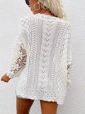 Suéter Feminino Casual Nacar - Vista Ladies