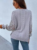 Suéter Feminino Casual Nacar - Vista Ladies