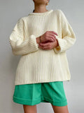 Suéter Feminino de Tricot Oversized Rodoalita - Vista Ladies