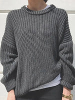 Suéter Feminino de Tricot Oversized Rodoalita - Vista Ladies