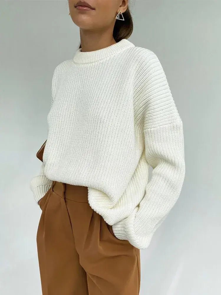 Suéter Feminino de Tricot Oversized Rodoalita - Vista Ladies