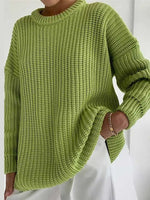 Suéter Feminino de Tricot Oversized Rodoalita - Vista Ladies