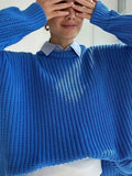 Suéter Feminino de Tricot Oversized Rodoalita - Vista Ladies