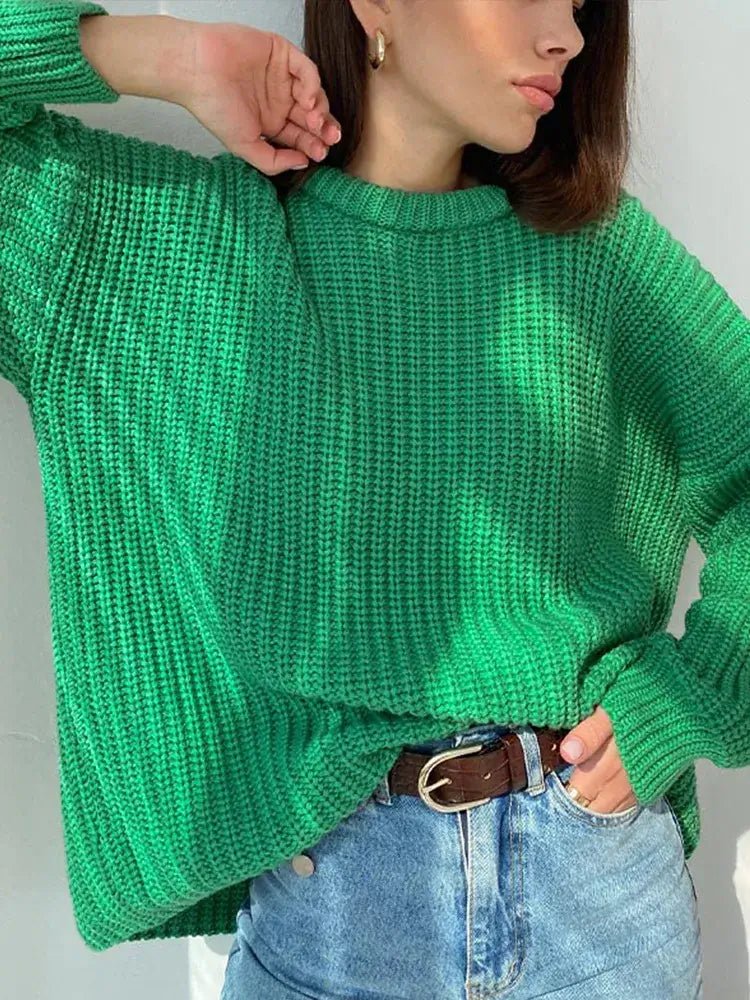 Suéter Feminino de Tricot Oversized Rodoalita - Vista Ladies