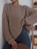 Suéter Feminino de Tricot Oversized Rodoalita - Vista Ladies