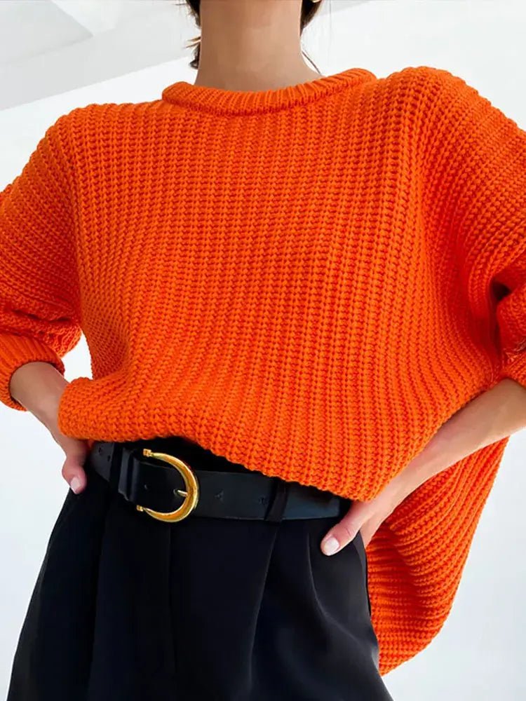 Suéter Feminino de Tricot Oversized Rodoalita - Vista Ladies