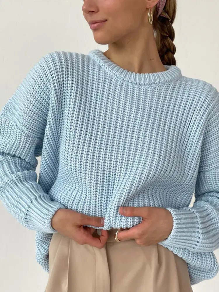 Suéter Feminino de Tricot Oversized Rodoalita - Vista Ladies