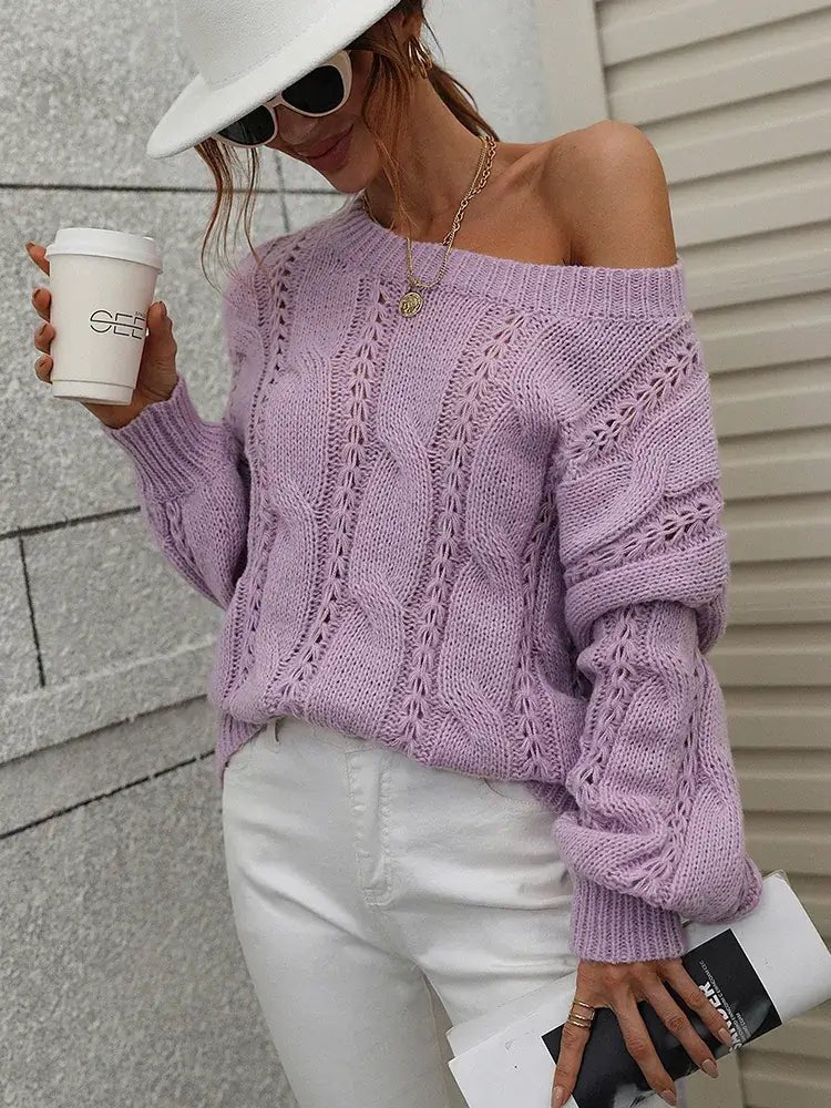 Suéter Feminino de Tricot Tifanya - Vista Ladies