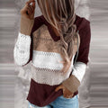Suéter Feminino Gola V com Capuz Idocrase - Vista Ladies