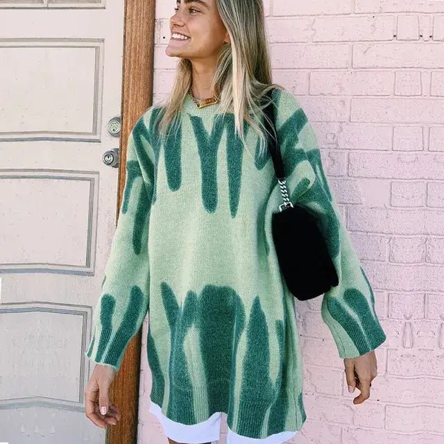 Suéter Feminino Oversized Selenia - Vista Ladies