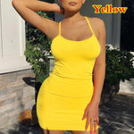 Vestido Curto Feminino Bodycon de Alças Finas Júlia | Innovare
