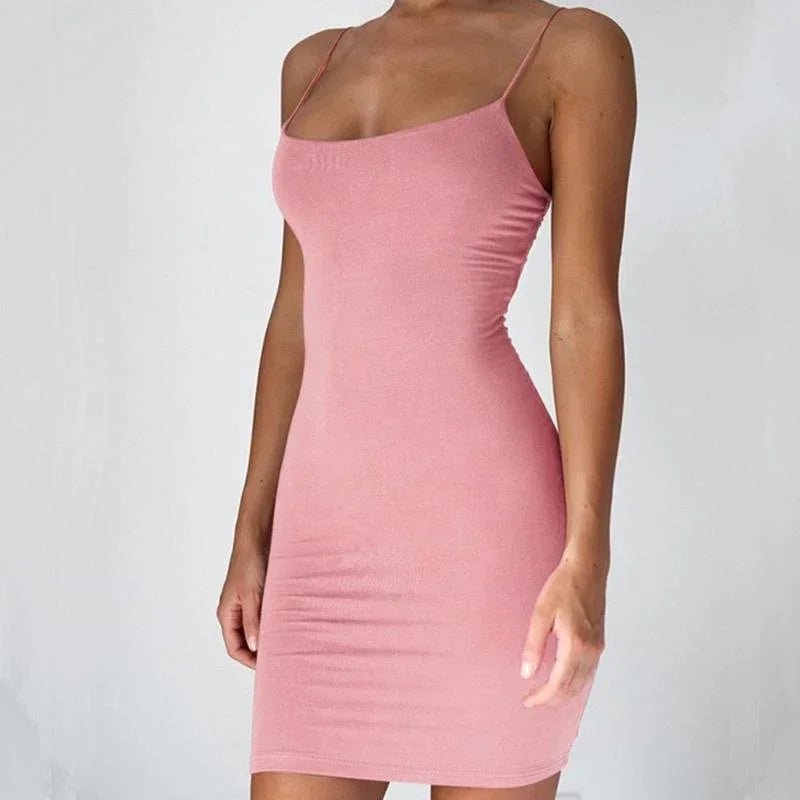 Summer Spaghetti Strap Mini Dress – Júlia - Ziora