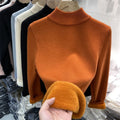Sweater Peluciada Térmica Gola Média - Vista Ladies