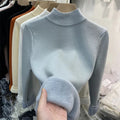 Sweater Peluciada Térmica Gola Média - Vista Ladies
