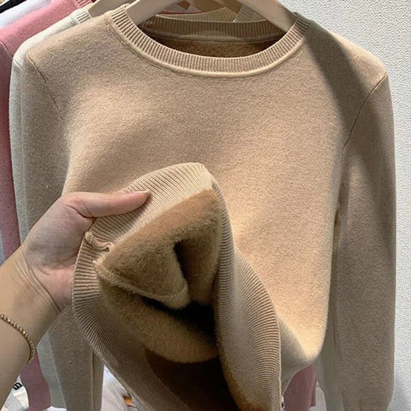 Sweater Peluciado Térmica - Vista Ladies