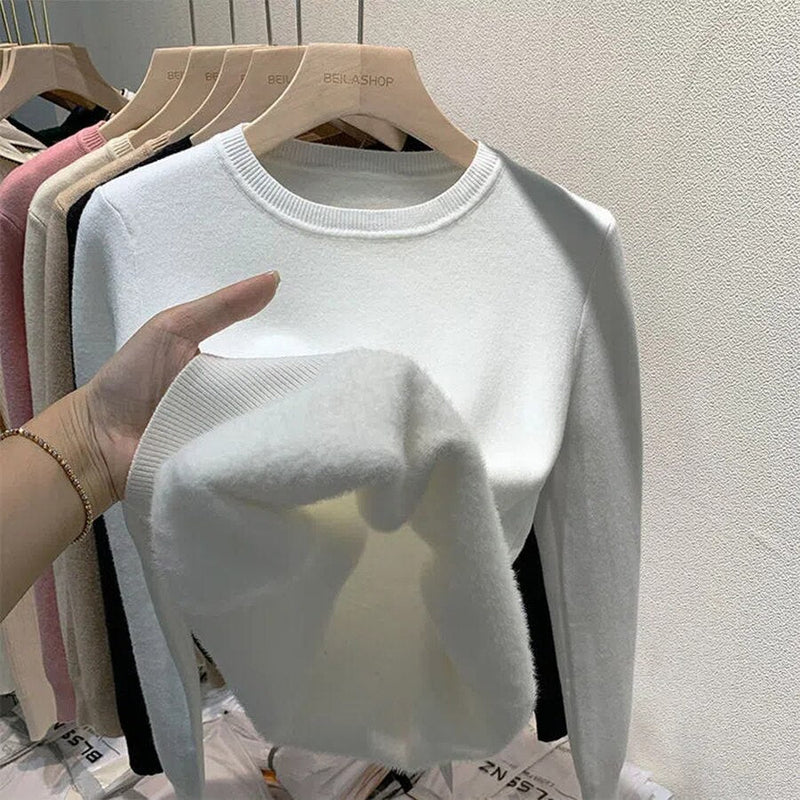 Sweater Peluciado Térmica - Vista Ladies