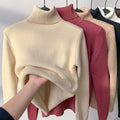 Sweater Peluciado Térmica Gola Alta - Vista Ladies