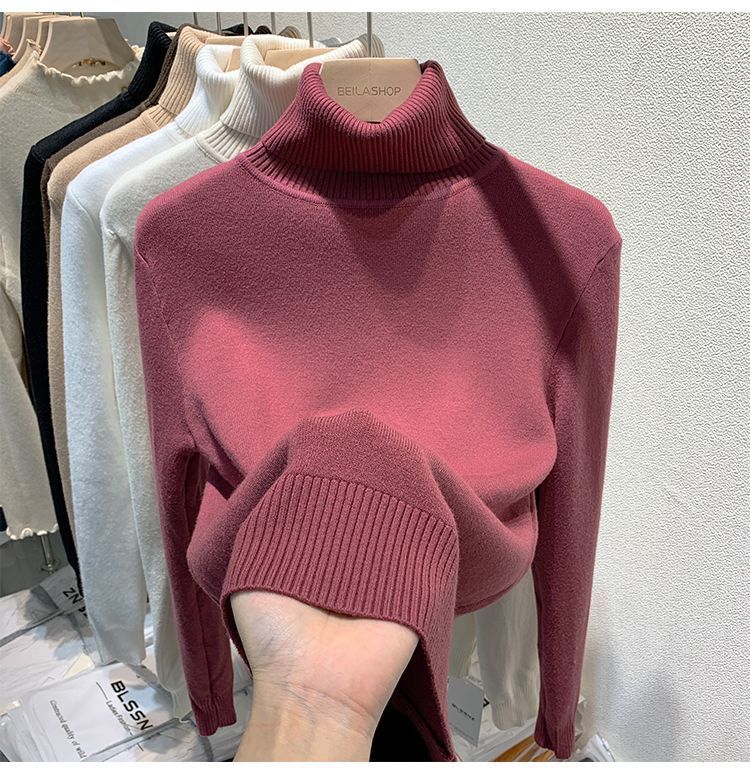 Sweater Peluciado Térmica Gola Alta - Vista Ladies