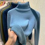 Sweater Peluciado Térmica Gola Alta - Vista Ladies