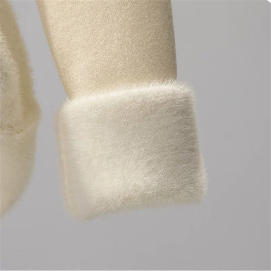 Sweater Peluciado Térmica Gola Alta - Vista Ladies