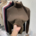 Sweater Peluciado Térmica Gola Alta - Vista Ladies