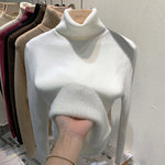 Sweater Peluciado Térmica Gola Alta - Vista Ladies
