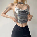 Top Cropped Prata - Laura - Ziora
