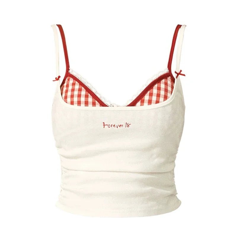 Top cropped Y2K com corset de renda – Giovanna - Ziora