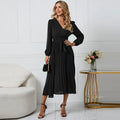 Vestido Decote V Frisado Veronni - Ziora
