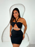 Vestido DUBAI Tubinho com Brilho Levanta Bumbum Festa Balada Curto Colado - Innovare