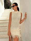 Vestido em Malha com Franjas Giovanna - Ziora