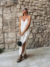 Vestido Longo Branco Marfim Martina - Ziora