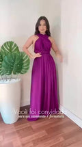 Vestido Longo Feminino Varias Formas Multiuso Festa Casamento formatura com 20% De Desconto - Innovare