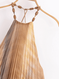 Vestido Longo Plissado Annah - Ziora
