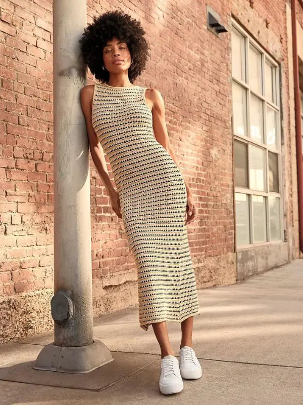 Vestido Midi Long em Tricô Fernanda - Ziora