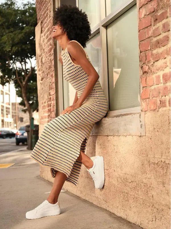 Vestido Midi Long em Tricô Fernanda - Ziora
