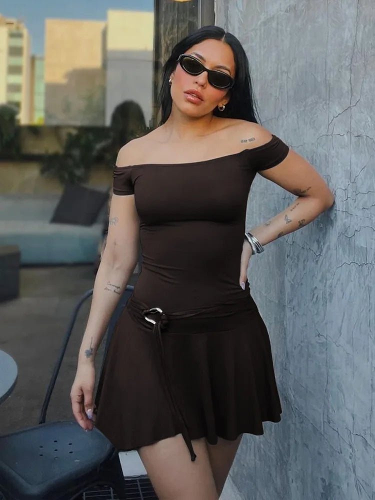 Vestido Mini Off Shoulder - Camila - Ziora