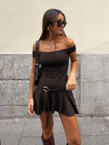 Vestido Mini Off Shoulder - Camila - Ziora