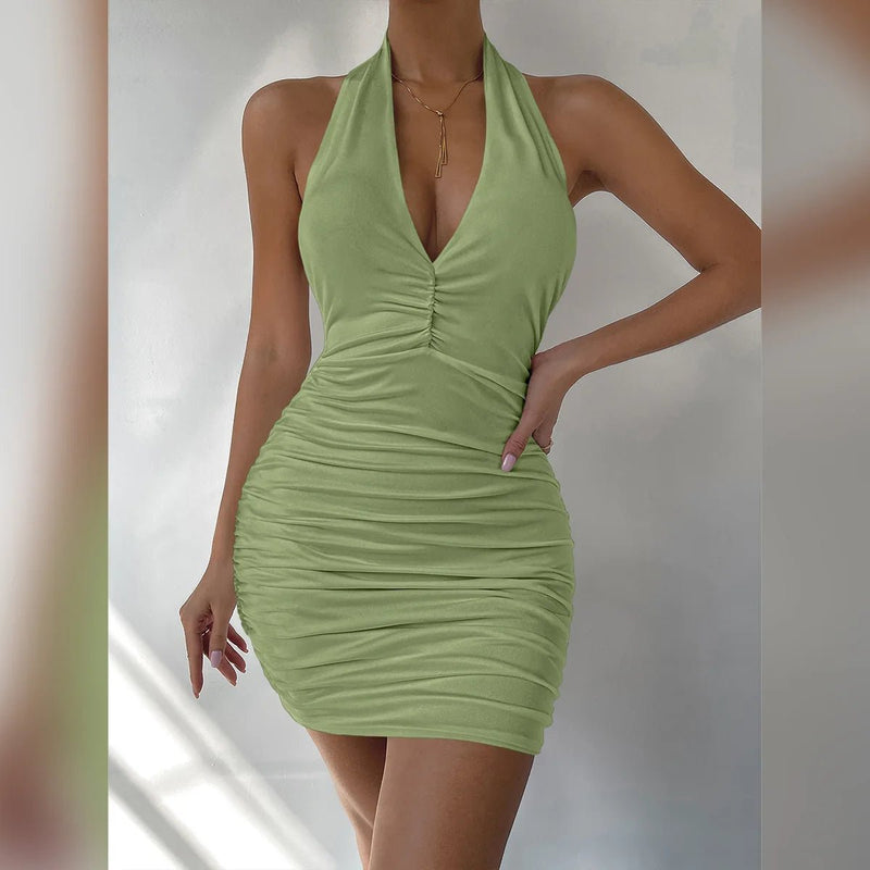 Vestido Sexy Deep V – Renata - Ziora