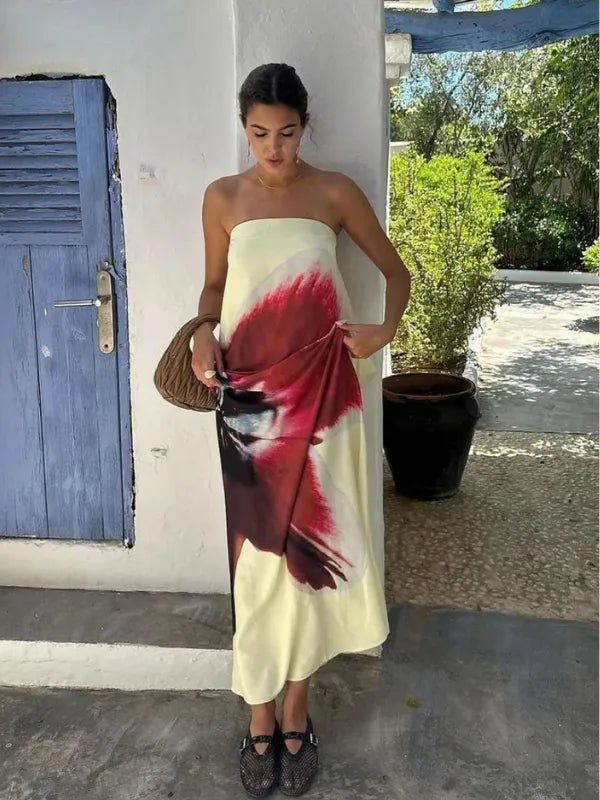Vestido Tomara que Caia com Detalhe de Fivela Andrea - Ziora