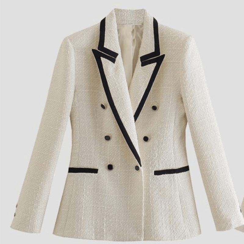 Blazer Feminino Casual de Lã Elegance