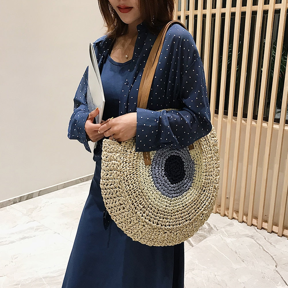 Bolsa de Palha Feminina Artesanal