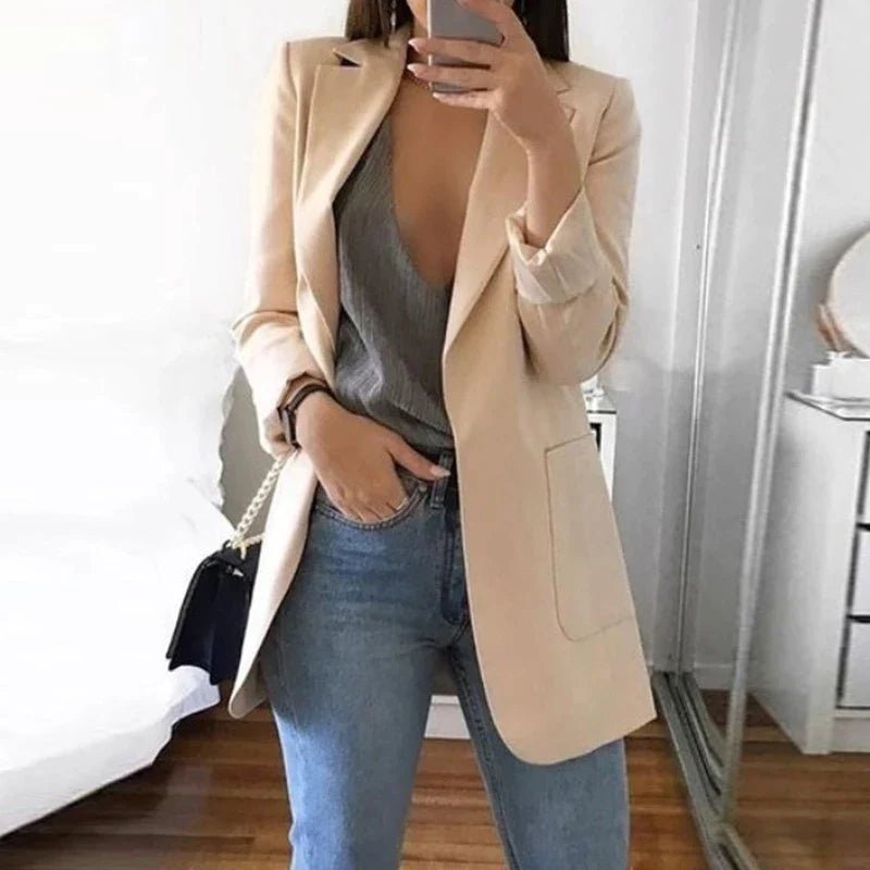 Blazer Alongado Oversized Fashionist - Loja Fact