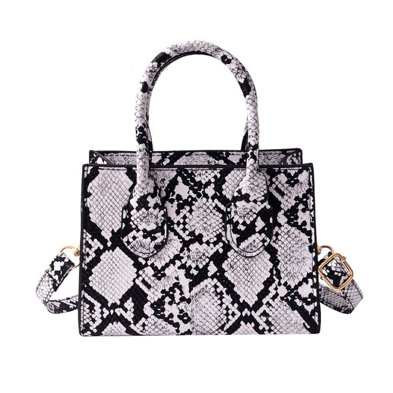 Bolsa de Couro Animal Print - Loja Fact