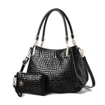 Bolsa de Couro Feminina com Carteira - Loja Fact