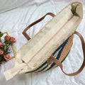 Bolsa de Palha Listrada  - Loja Fact